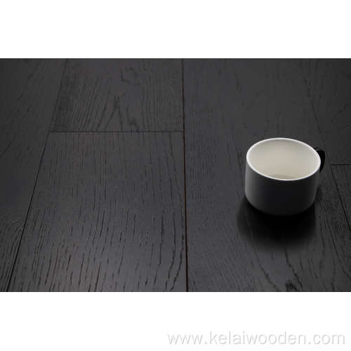 Black Color oak engineered flooring